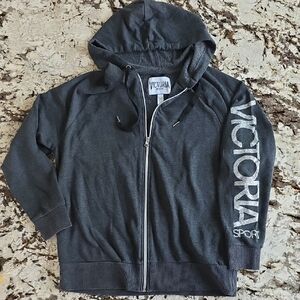 Victoria's Secret Charcoal Zip-Up Jacket